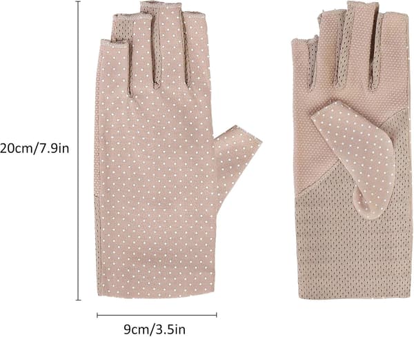 Ridhandskar för dam - handskar - UV-skyddshandskar - 2 stycken