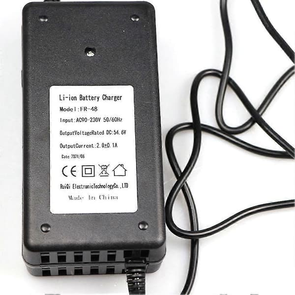 DC 54.6V 2A E-scooter Batteriladdaradapter För Kugoo M4 EU-kontakt