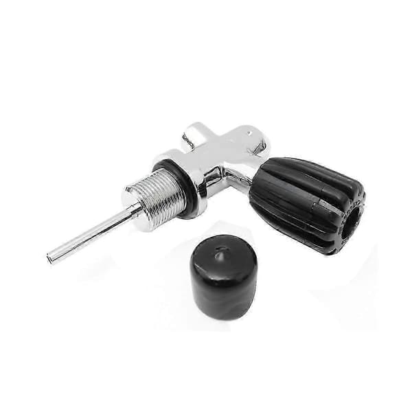 3000Psi 250Bar 3/4-14NPS Högtrycksventil för dyktank Cylinderreduceringsventil Silver
