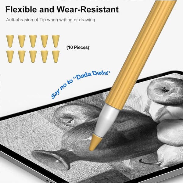 Skyddsfodral Sött Silikonhölje för Apple Pencil 1:a 2:a Generationen Cov -3
