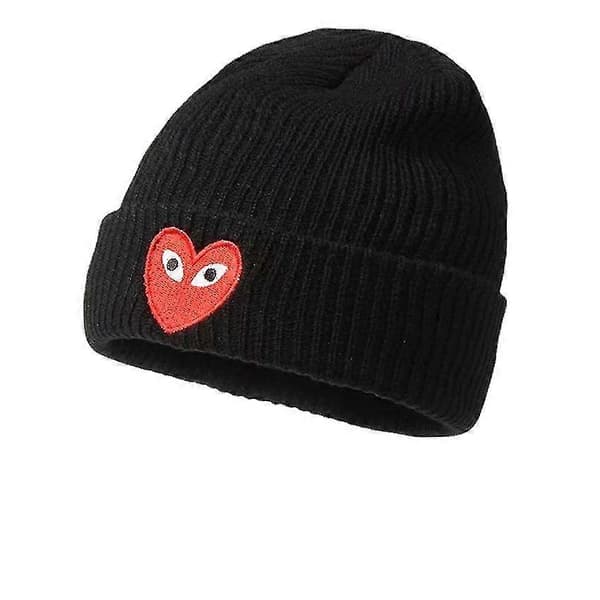 Hjärta Unisex Stickad Mössa