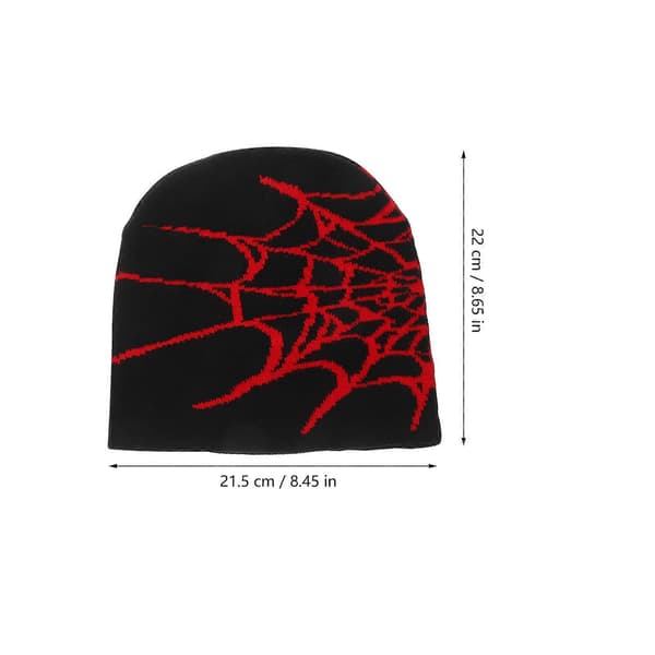 Vinterstickade Mössor Spindelnätsstickad Mössa för Användning 2-pack Set