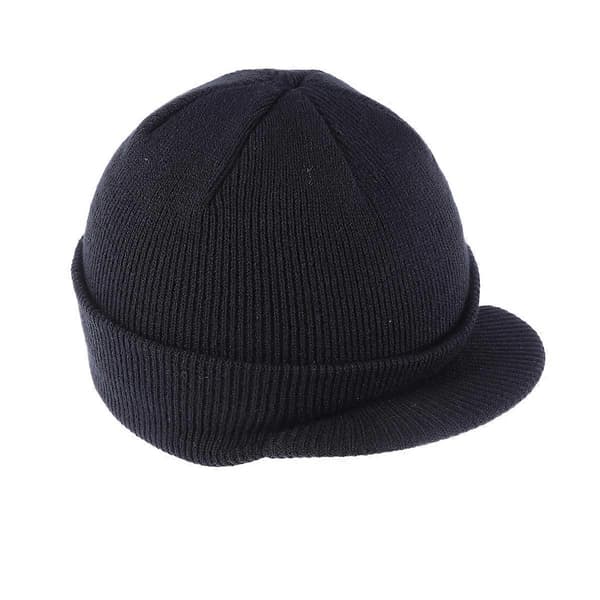 Stickad mössa Stickad mössa Topphatt Unisex varm mössa Stickad mössa