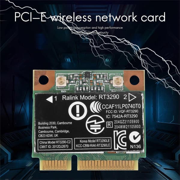 150 Mbps 2,4 GHz RT3290 802.11B/G Trådlöst WLAN WIFI + Bluetooth BT 3.0 Halvt Mini PCI-E-kort för CQ58