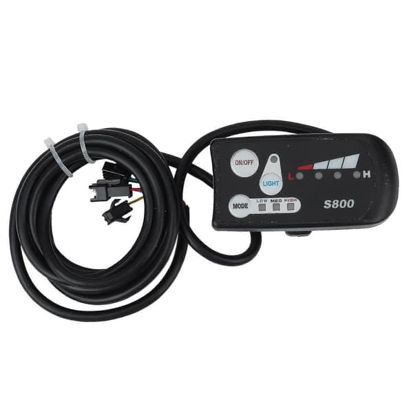 Ebike LED-display 24v 36v 48v S800 Elektrisk Cykel Display, 48v