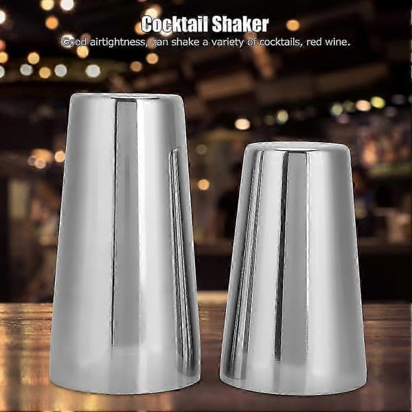 304 Rostfritt Stål Cocktail Shaker Set Bartender Bar Tillbehör Barutrustning Verktyg Silver