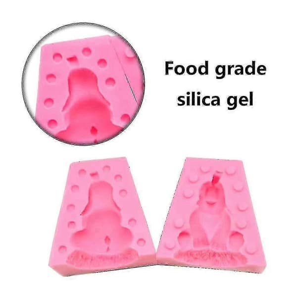 3D Elefant Silikonform för Tårtgodisdekoration Heminredning