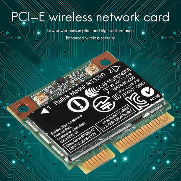 150 Mbps 2,4 GHz RT3290 802.11B/G Trådlöst WLAN WIFI + Bluetooth BT 3.0 Halvt Mini PCI-E-kort för CQ58