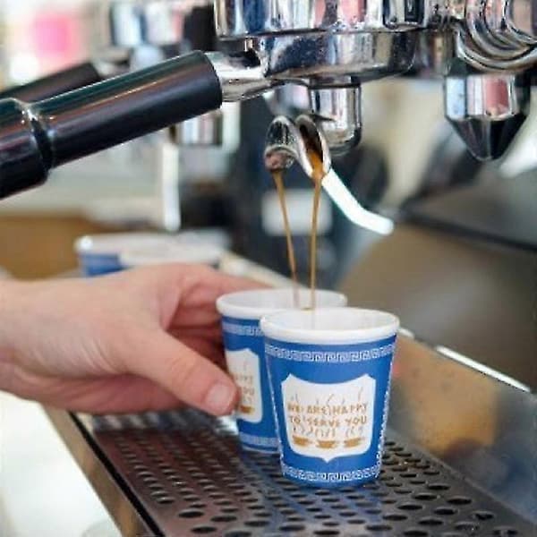 300 ml keramisk mugg Vi är glada att servera dig kaffekopp för kök, kafé, restaurang