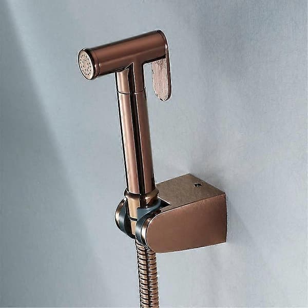 Roséguld Handhållen Bidéspruta Rostfritt Stål Douche Kit, B