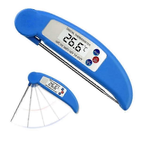 Digital Termometer Mat Kött Matlagning Termometer Köksredskap BBQ Grill Rök Svart