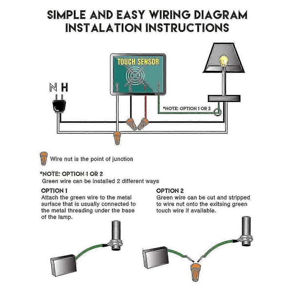 Vägbrytare Touch Control Sensor För Touch Control Glödlampa Skrivbordslampa Delar