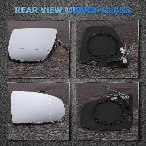 Höger Sida Backspegel Sidospegel Glas Uppvärmd + Justering för X5 E70 2007-2013 X6 E71 E72 2008-2014