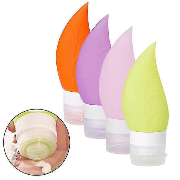 38 ml rese-silikonflaska för handsprit, 5 st