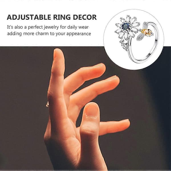 6 st damring dam fidgetringar meditationsringar fidgetring fredsring