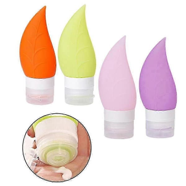 38 ml rese-silikonflaska för handsprit, 5 st