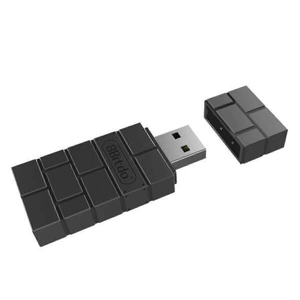 8BitDo USB Trådlös Adapter 2 för PS4 PS5 Switch Pro Handkontroll med Vibration