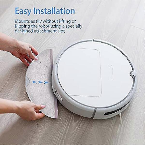 4-pack mikrofibermoppdynor för Roborock S5 / S6 / S5 Max / S6 MaxV robotdammsugare