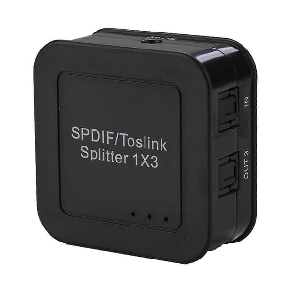 13 Optisk Splitter LPCM2.0/DTS/DOLBY-AC3 Audio 40m Utgång
