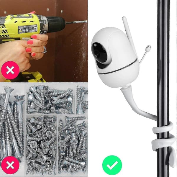 Babyvaktställ för babyvaktskamera, multifunktionellt vridbart ställ