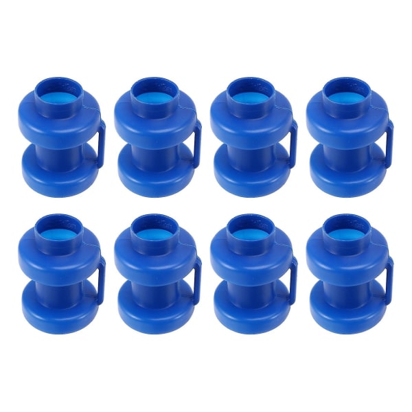 8pcs Trampoline Enclosure Pole Cap Plastic Trampoline Pole Caps Replacement Mini Trampoline Leg Cap