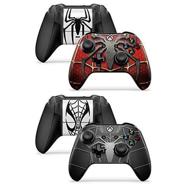 GNG 2 x Spider Controller Skins Full Wrap Vinyl Sticker compatible with Xbox One / S /  X