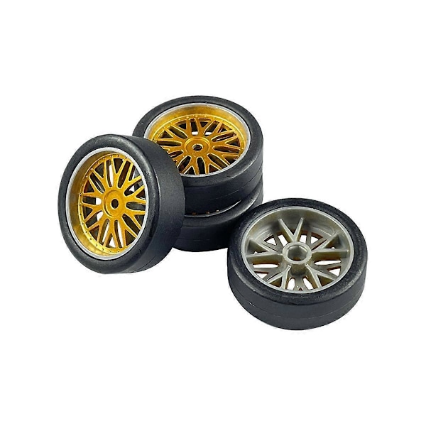 4 st 32mm RC Drift Däck Hjul för LDRC AE86 1/18 RC Bil Uppgraderingsdelar Tillbehör