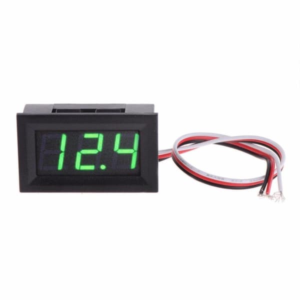 Grøn Digital Voltmeter 3.3-30V