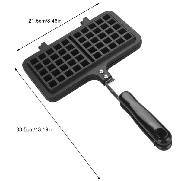 Non-Stick Double Head Waffle Maker for Household Kitchen