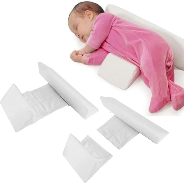 Baby Side Sleeper Wege Back & Body Supports Baby Side Sleeper Wege Den 45 lutande triangeln stöddesign, avtagbar och tvättbar