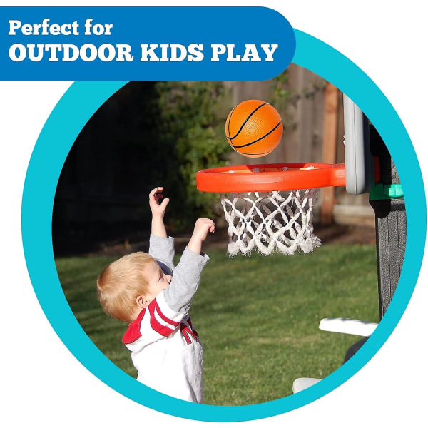 5\" Mini Basketballer for Mini Hoop Basketball eller Over Dør Basketkurvspill | PVC