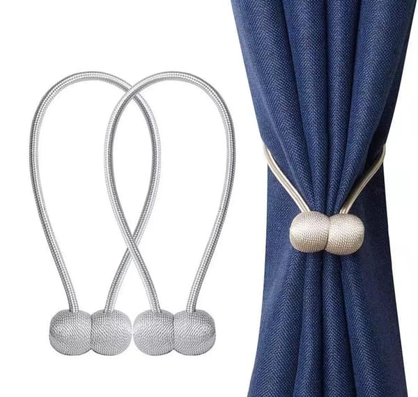 2-pack - Curtain Tiebacks / Curtain Holders - Magnetic