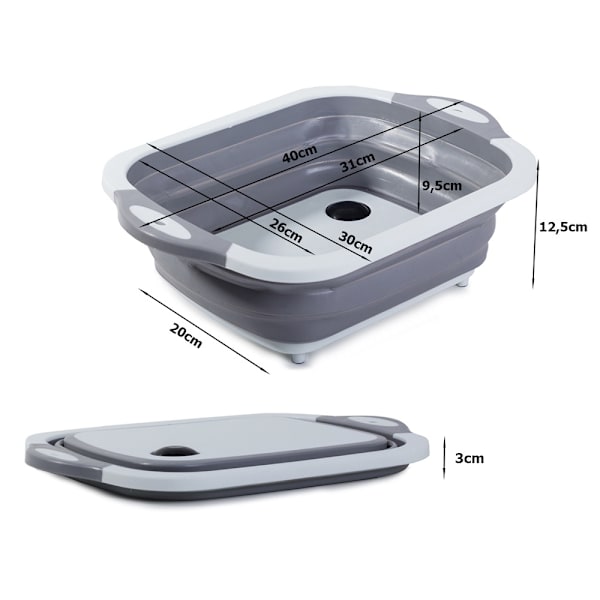 Foldable Washing Up Bowl - 5L