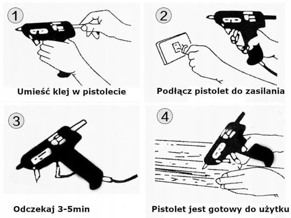 Limpistol Limstift 11 mm – 36-pak