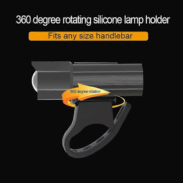 Cykeldele LED MTB Cykellygte T6 1200mAh USB Cykellygte Justerbar Zoom Cykel Forlygte Cykellampe Lommelygte Lanterne Tilbehør
