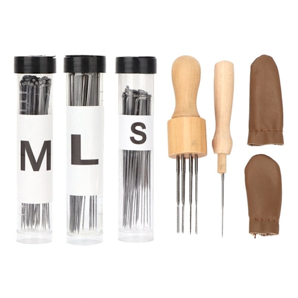 Practical Wool Felt Tool Kit with Wooden Handle for Delicate Production