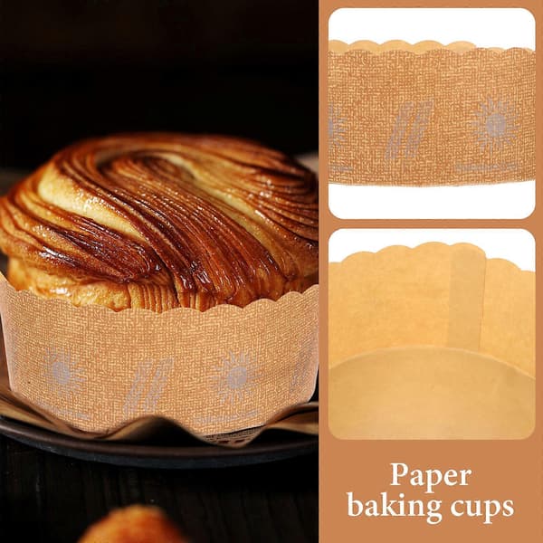 100 st Muffinspapper Muffinsformar Bakformar Pappersformar för Kakor