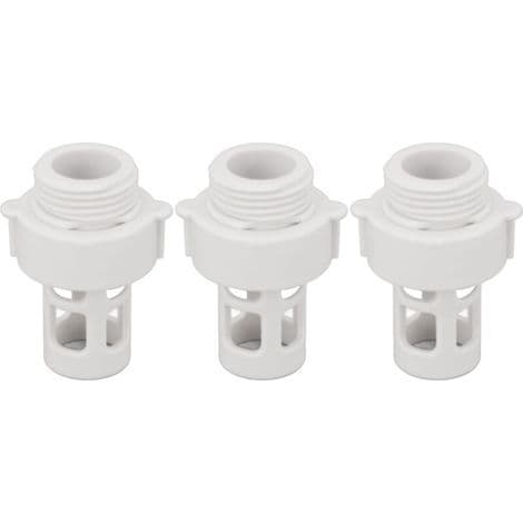 3-delt poolslange afløbspropstik, poolslangeadapter, vandafløbsprop til Intex 10184 runde pools, 25 mm gevind