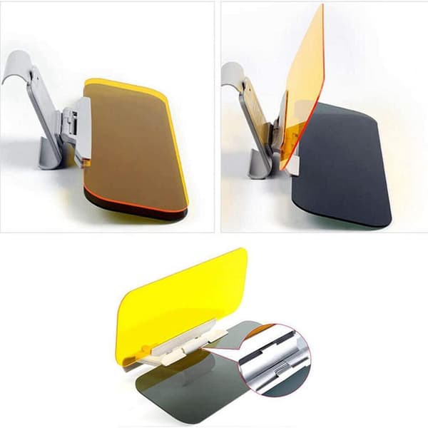 HD Car Sun Visor - Anti-Glare for Daytime Driving - Adjustable Sun Visor and Night Vision Extender