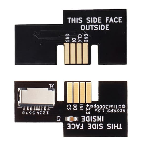 SD2SP2 Adapter TF Kortlæser Udskiftning + Boot Disc Mini CD til Nintend NTSC, Blå PAL