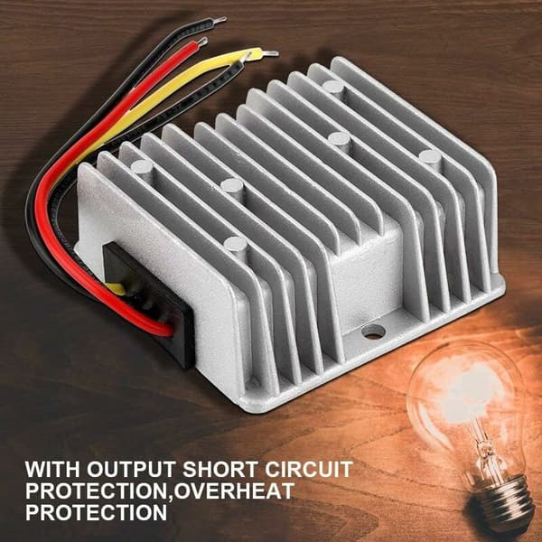 DC Step-up Modul 12V til 19V 10A 190W Bil Strømkonverter Vandtæt Boost Adapter Bil Strømforsyningsmodul
