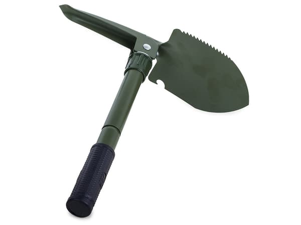 3-i-1 Sammenleggbar Spade/Hakke/Sag - Camping