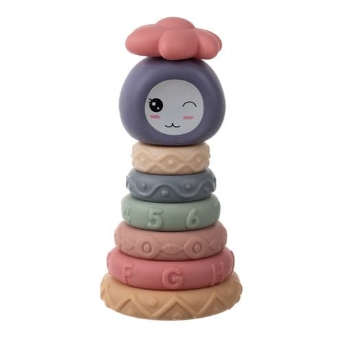 Soft building blocks Montessori 8 blocks + 6 discs, PVC, 6+ months