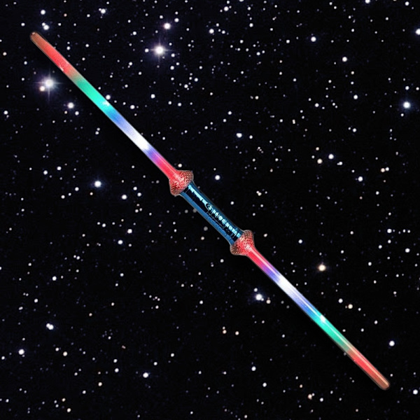 2-Pack - Double Lightsaber / Sword with Laser - 75cm