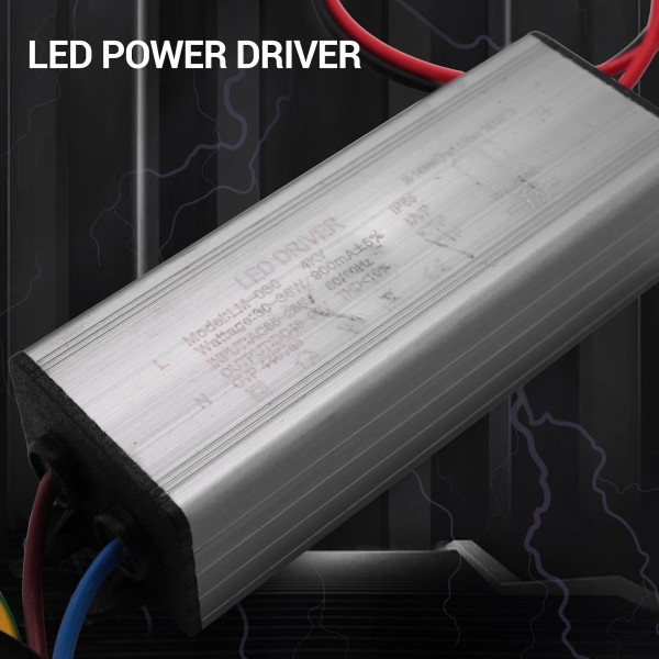 30W LED-drivr konstantströmsdrivr Strömförsörjning Transformator Vattentät