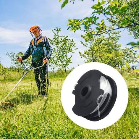 4 stk. erstatningssnellespoler for LIDL Parkside gresstrimmere, PRTA 20-Li A1, B2, C3, PRT 550 A1, A3, PRT 300 A1 - 2 x 4 m 1,6 mm