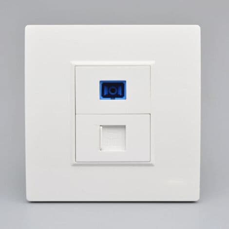 SC Fiber Optisk Interface, Vægstik, RJ45 Netværks Jack Panel, Connecto1 Type, Sunny
