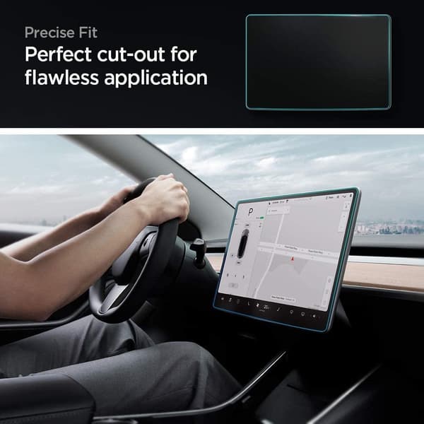 Tempered Glass Screen Protector Compatible with Tesla Model 3/Y