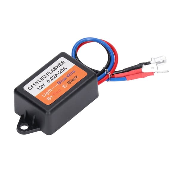 LED Blinkrelæ - 12V Strobe Controller Auto Bilblinkersmodul