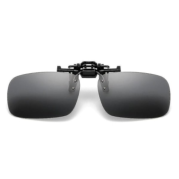 Clip-on polariserede solbriller til fiskeri, ridning, vandreture, dag/nat